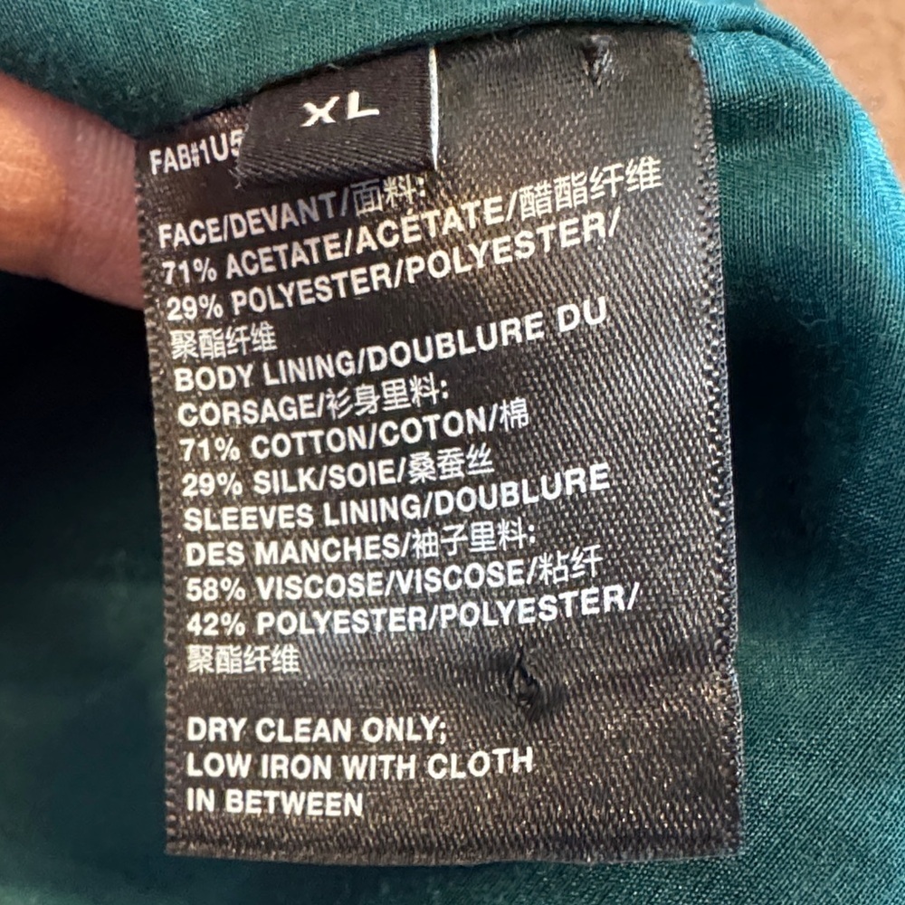 NWT Lafayette 148 New York Deep Ivy Wrap Blazer Quality Designer Retail $1398! - Picture 15 of 16